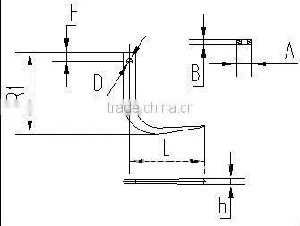 Farm machine soil cutting plotter rotary tiller hoe