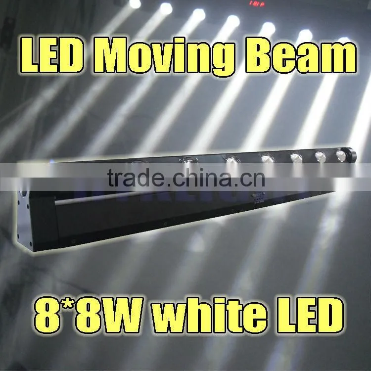 led moving bar 8*8W white