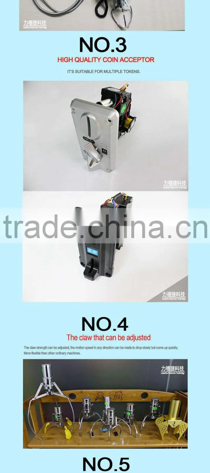 LSJQ-398 New style Candy vending machine toy crane machine coin operated game machine
