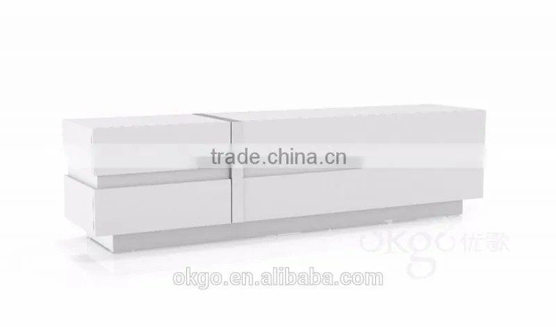 modern LED light tv cabinet