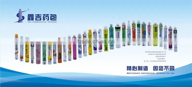 shoe cream and polish aluminum tube packaging