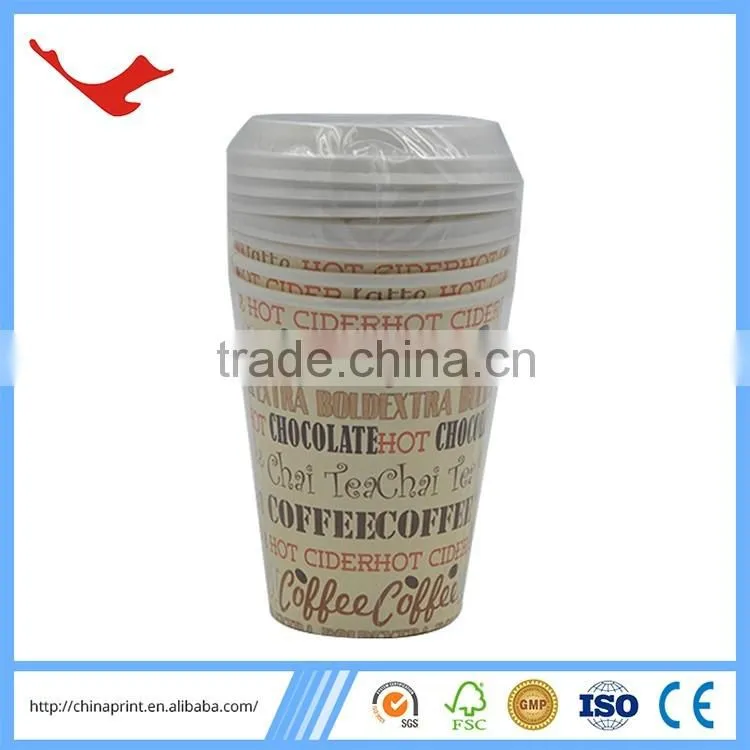 010 single side pe coated water paper cup