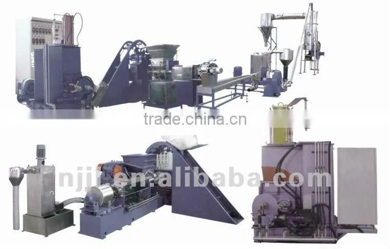 single screw extruder water ring die-face pelletizing