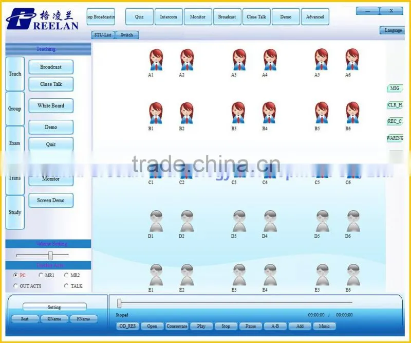 Digital Language Lab Equipment Machine System Language Learning Language Translation Training