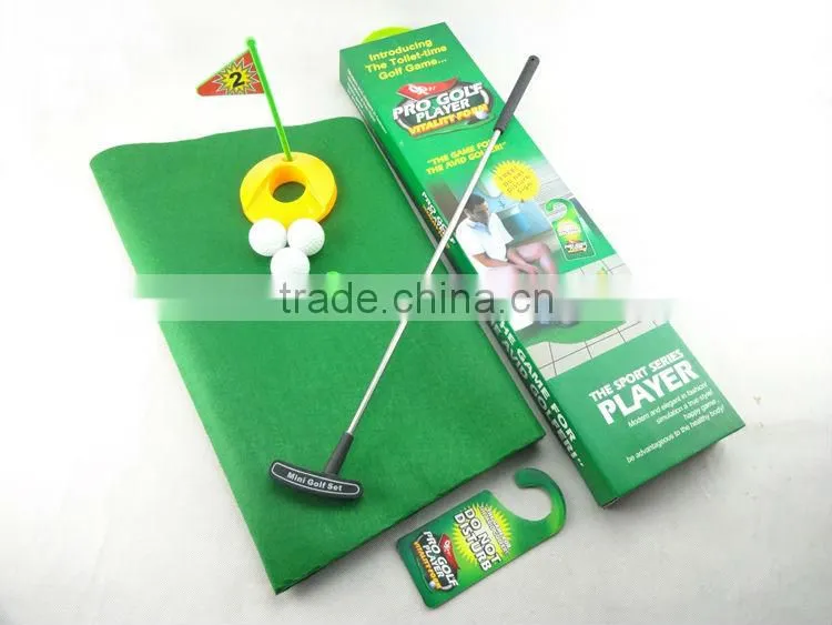 2014 New toys Potty Putter Toilet golf Toilet time golf game