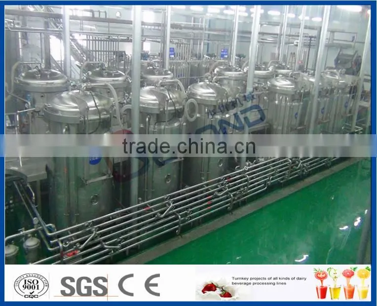 turnkey project of beverage production line