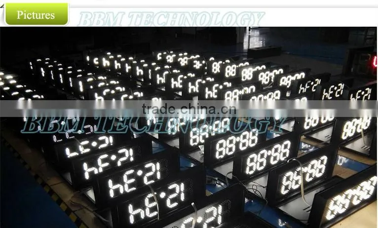 high brightness Led gas price signs with FCC