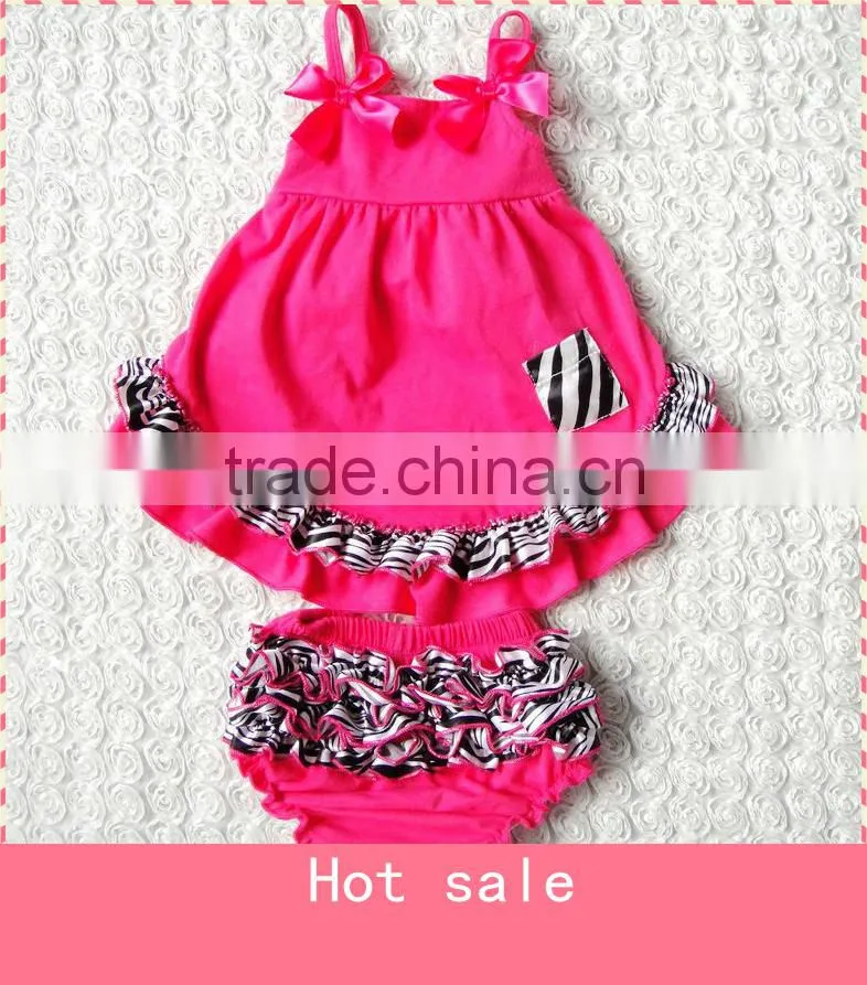 2016 newborn baby gift set toddler girl ruffle summer outfits cheerleading outfits