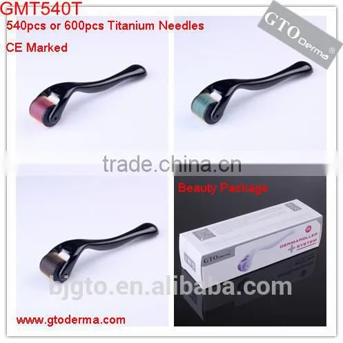 2016 newest skin care fine titanium micro needle derma roller medical