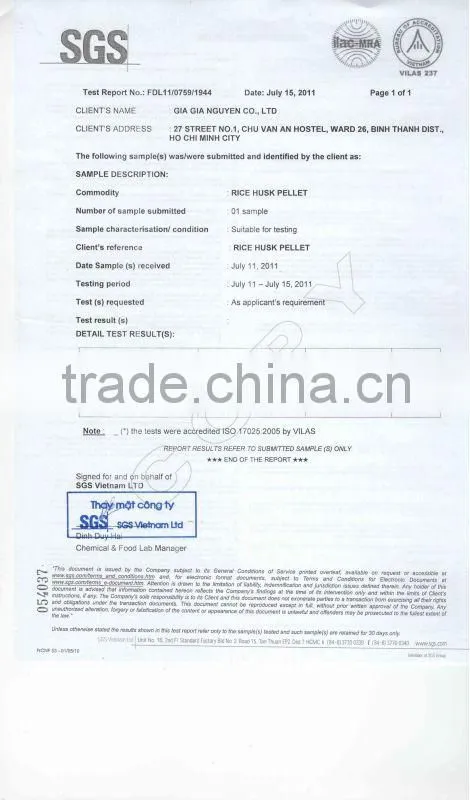 rice husk pellets biomass_biomass pellet_biomasa pellet _Biomasse Pellet_Biomassen Pellets - GIA GIA NGUYEN CO.