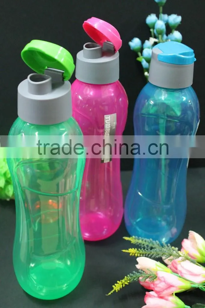 Colorful BPA FREE water tumblers with lid/ travel plastic 1000ml colorful tumbler. MIN ORDER 96 PCS ONLY !