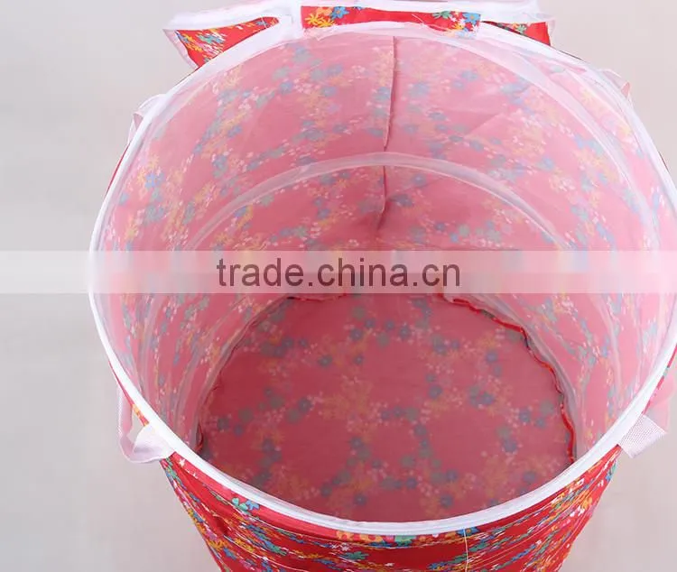 2016 Hot Sell Cloth Storage Basket/Bin With Cover