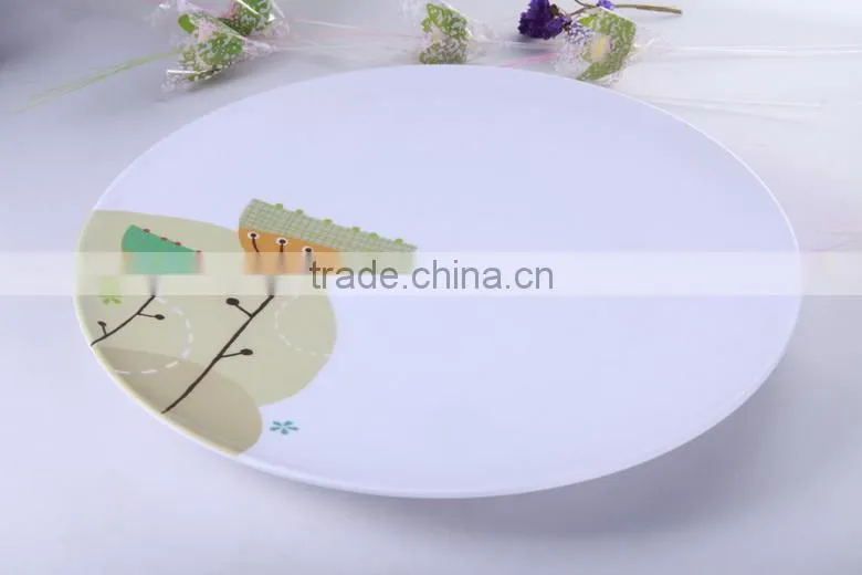 Melamine wares custom cheap melamine plate