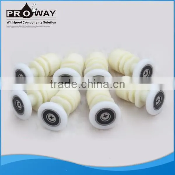 Shower Room Components Plastic Bearing Pulley High Quality Sliding Door Rollers Wheel