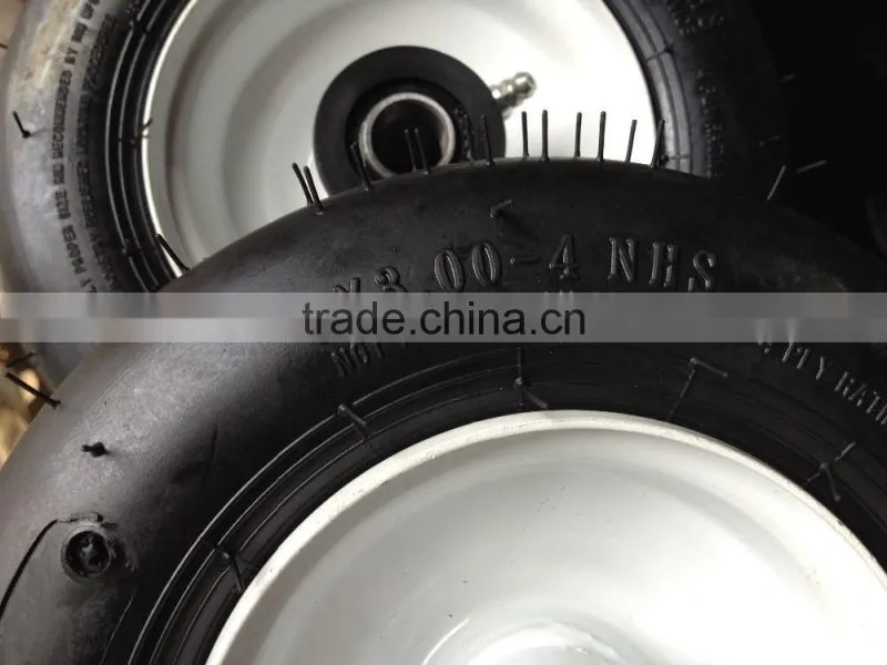 Top quality 8 x 3.0-4 Pneumatic Wheel Assembly