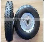 10 semi pneumatic wheel for trolley