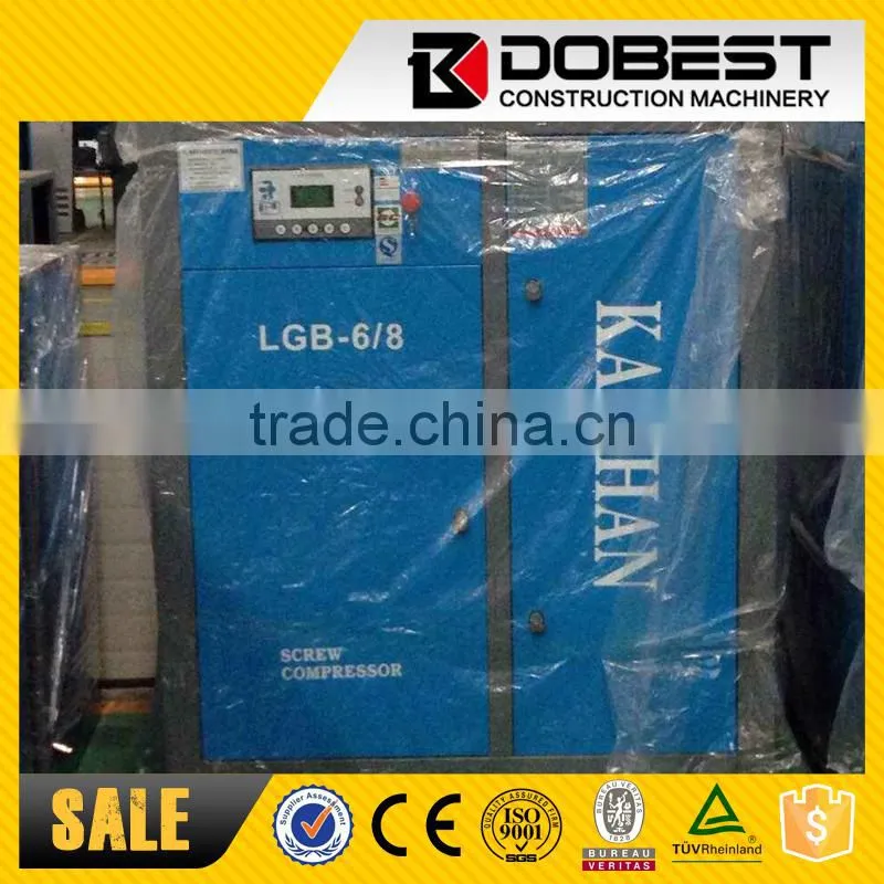 Chinese KAISHAN Stationary Type Electric Screw Air Compressor LG-6/8