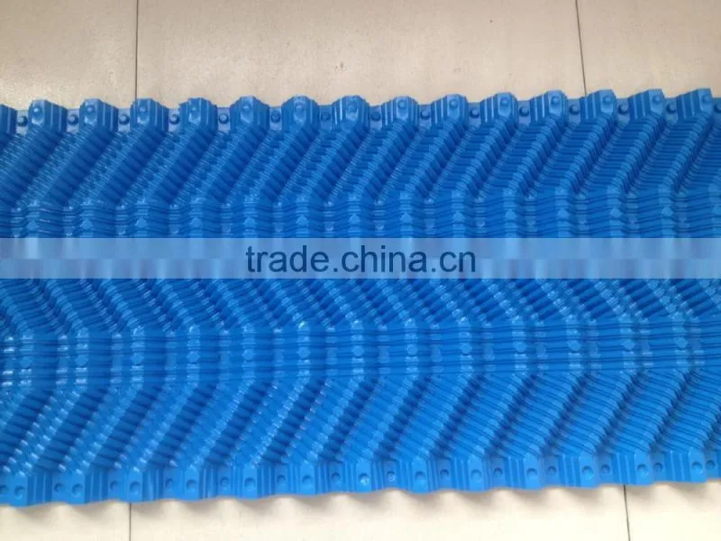 China Opened Cooling Tower Manufacturers/PVC S wave cooling tower fills for industrial use
