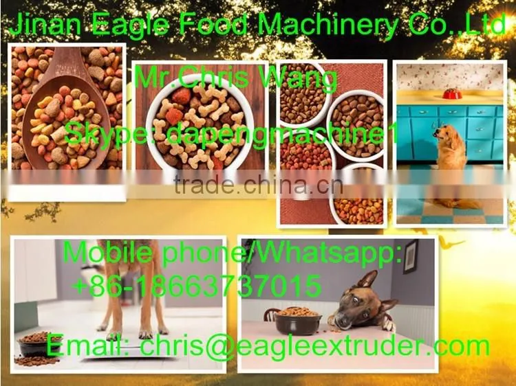 Full automatic pet cat dog food making machine process line