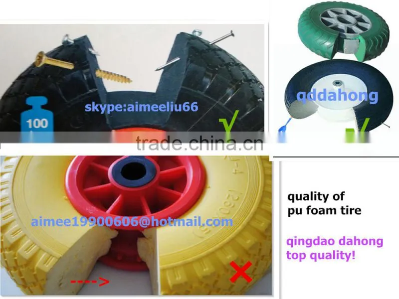 wheelbarrow agricultural pu foam wheels