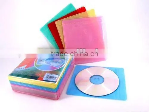 promotional OPP and non-woven cd dvd sleeve,fabric liner