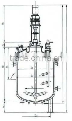 Jacketed and Agitated Fermentation tank