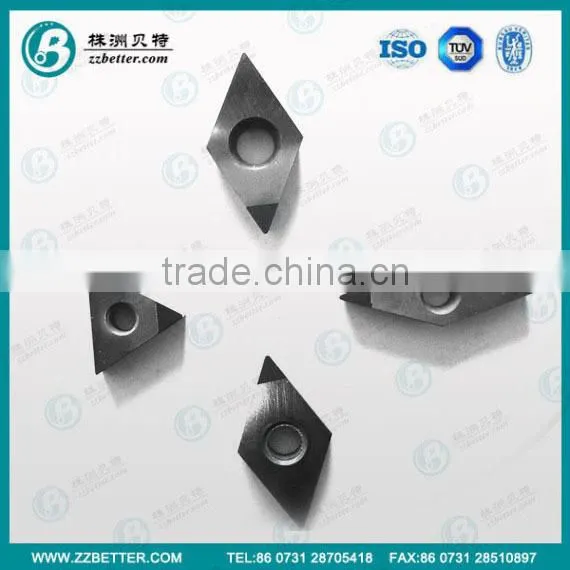 SPGW PCD inserts for cutting steel