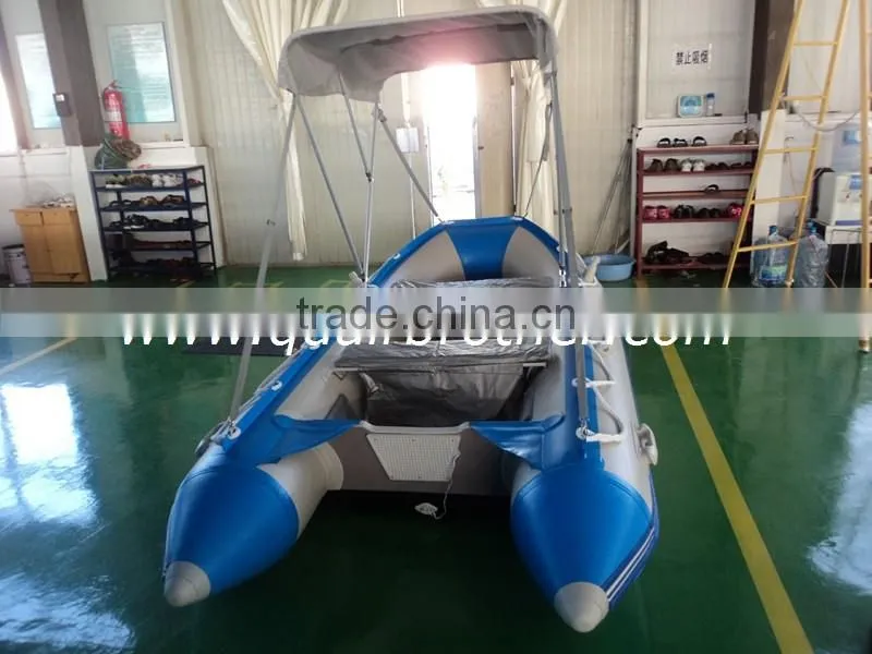 3.3m aluminum floor inflatable boat for fishing