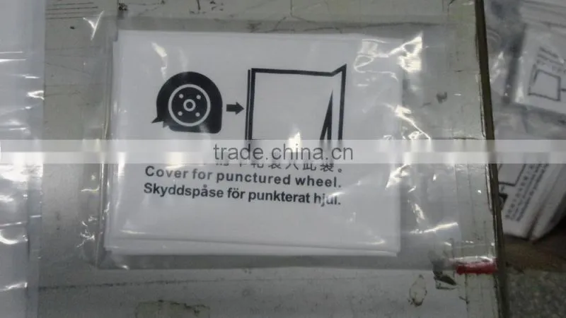 HDPE/ LDPE Custom and disposable plastic tire bags