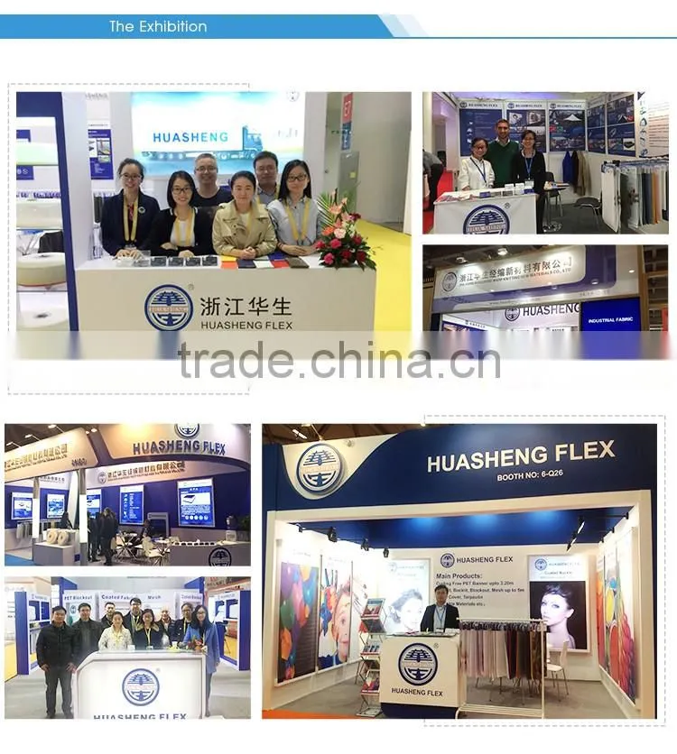 High quality gloss light weight pet flex banner