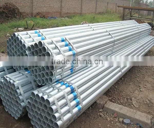 For Fence/Fencing/Building/Contruction Welded HDG steel pipe