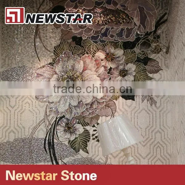 Natural stone decorative wall tile marble mosaic tile exterior wall tile mosaics
