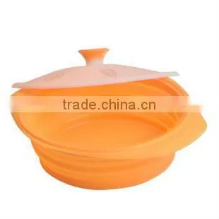 Eco-friendly Microwave Safe Insulated Silicone Vegetable Bowl