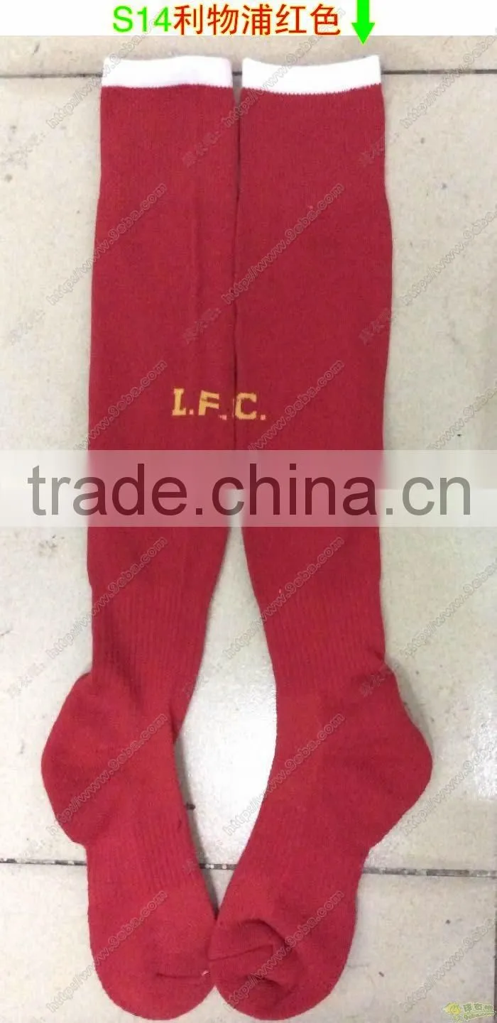 white long tube football socks/funny long football socks