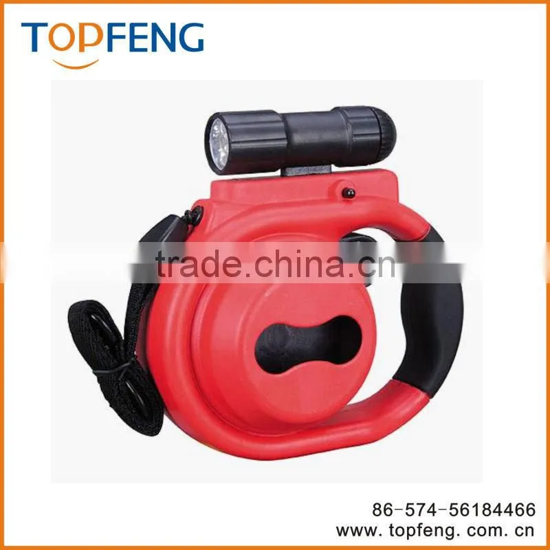 Retractable Pet Leash Flashlight/muotipurpose tractor/led light leash