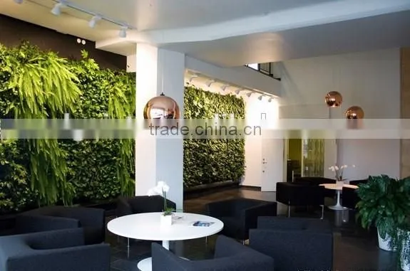 Factory wholesale artificial grass wall uv resist artificial living plant moss wall