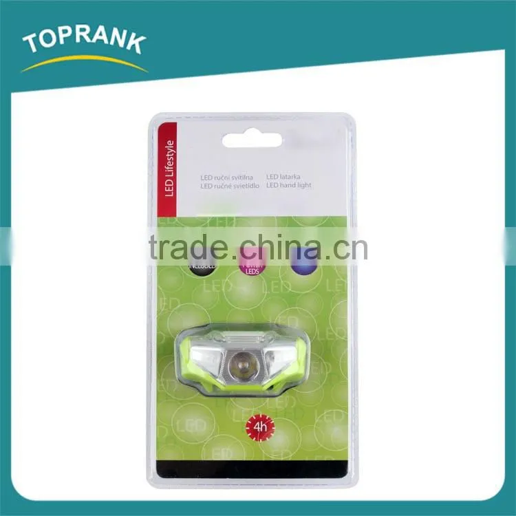 New design outdoor camping battery high power ABS led head lamp