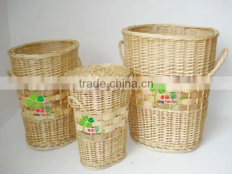 Beautiful rattan wicker Laundry basket with lids & large storage basket