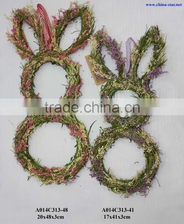 moss and grass heart for spring decor