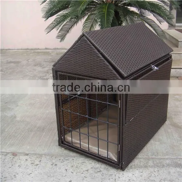 Luxury rattan meduim comfortable and cute dog house