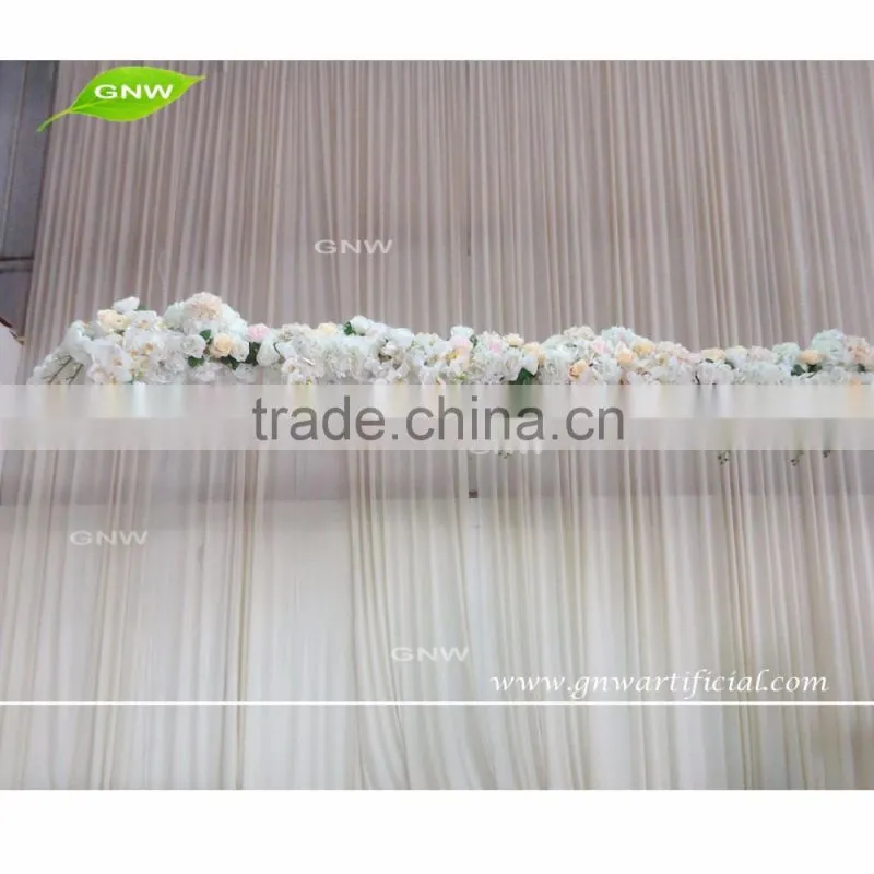GNW FLW1609030 New arrival indian artificial rose hydrangea orchid wedding flower garlands for sale