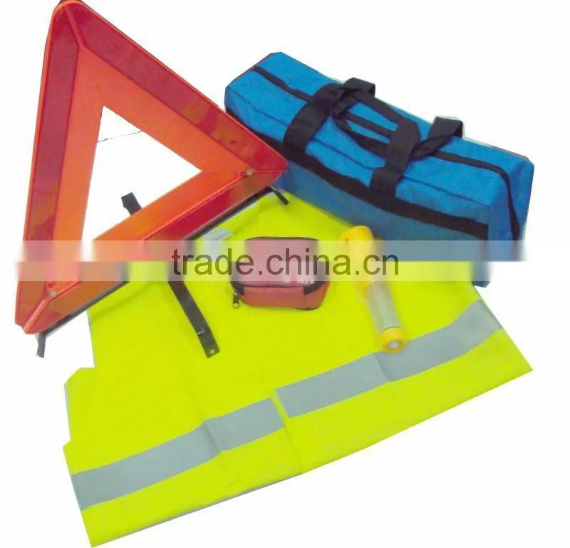 YYS12043 Auto safety kit with warning triangle