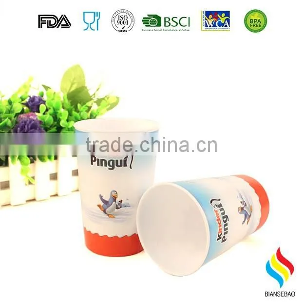 OEM logo food grade PP 12oz plastic cup for season gift