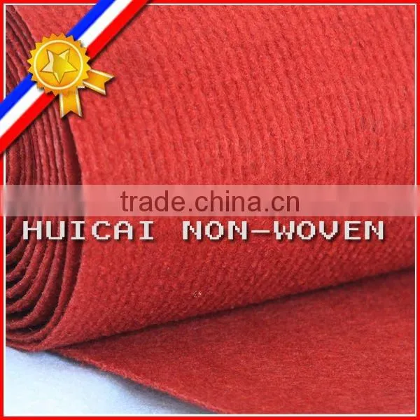 anti-crease and tear-resistance blue or green plain-surface exhibition carpet