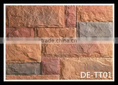 2015 high quality environment friendly exterior textured stone veneer