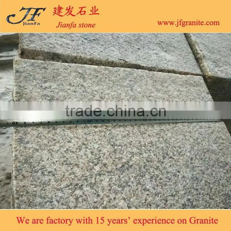split patio driveway cheap Yellow granite paving stone