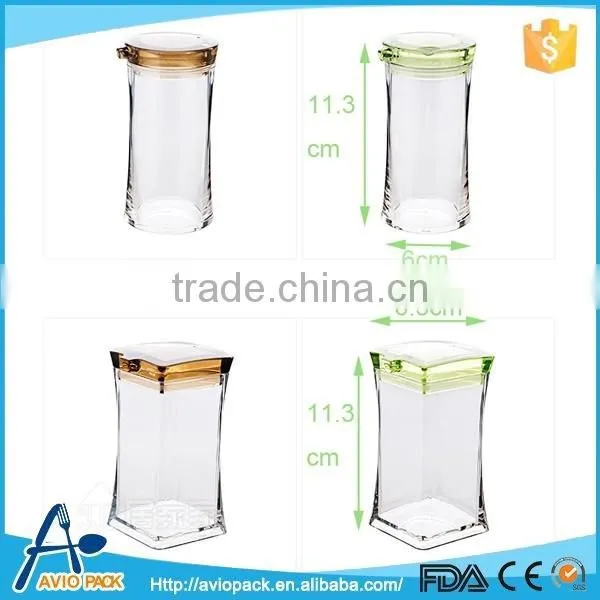 Fashion design clear vinegar storage bottle