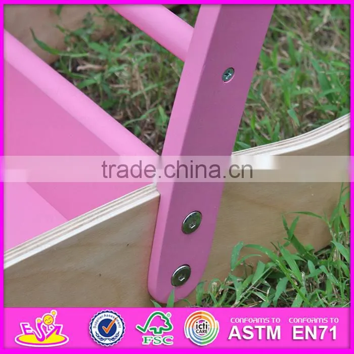 Unique baby walker wooden push toys for toddlers,Hot sell Wooden Baby Walker Trolley Toy W13C012