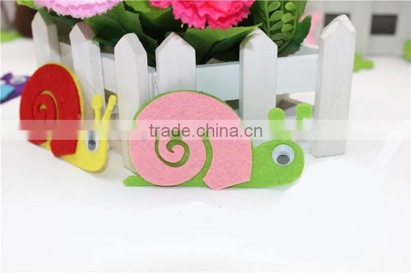 Fashion decorative wall sticker , 3D animal kindergarten Children room snail wall stick