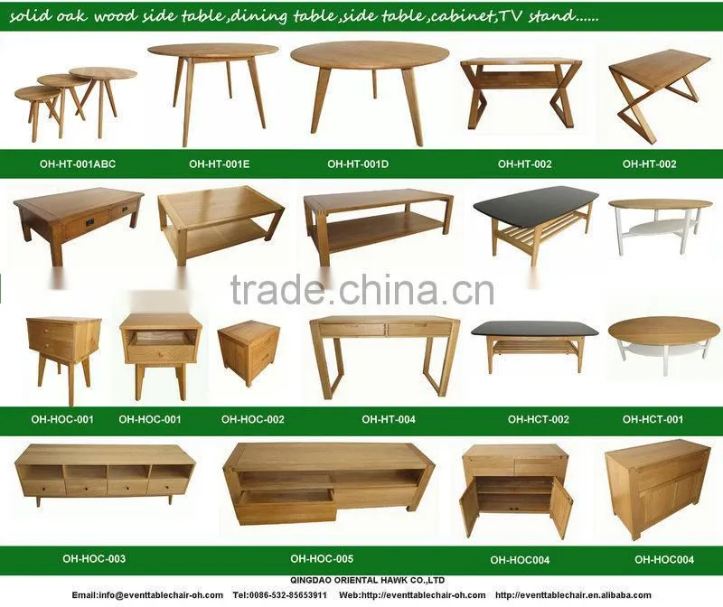 2015 hot selling oak model qingdao oak wood furniture of dining table